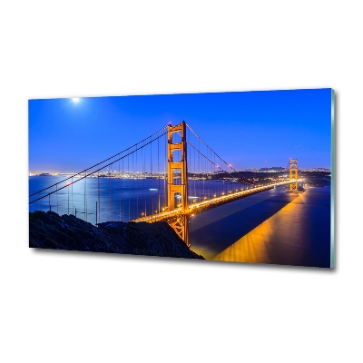 Glazen schilderij San Francisco-brug