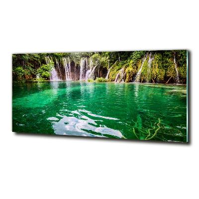 Foto schilderij op glas Plitvice-meer
