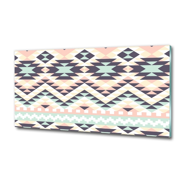 Schilderij glas Etnische achtergrond