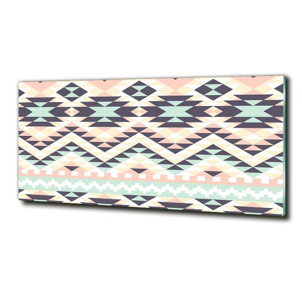 Schilderij glas Etnische achtergrond