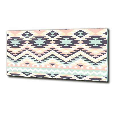 Schilderij glas Etnische achtergrond