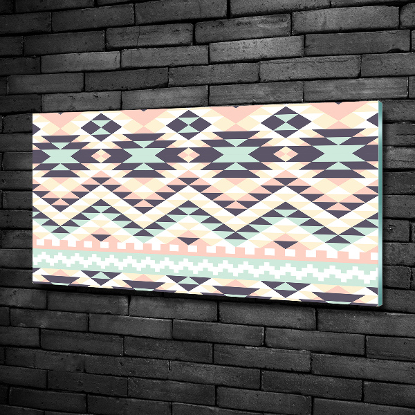 Schilderij glas Etnische achtergrond