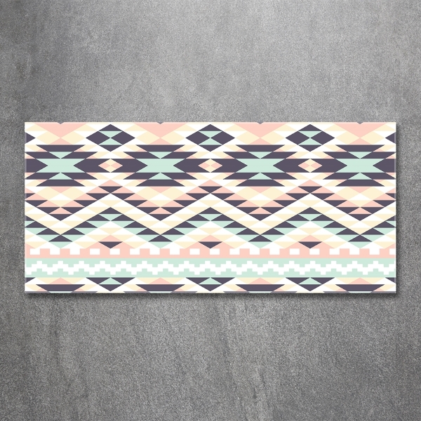 Schilderij glas Etnische achtergrond