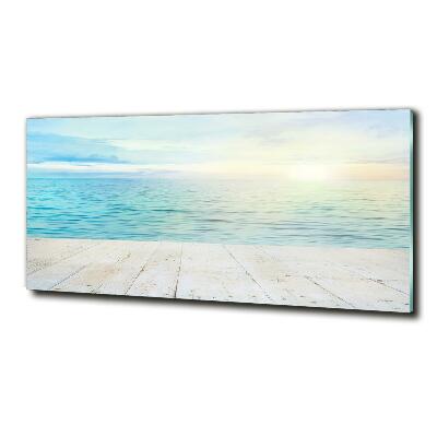 Schilderij op glas Zee