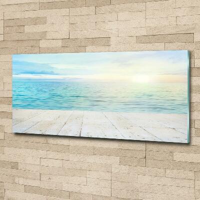 Schilderij op glas Zee