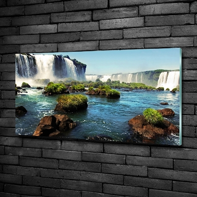 Schilderij glas Igazu-waterval