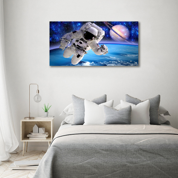Schilderij op glas Astronaut