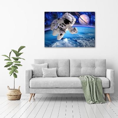 Schilderij op glas Astronaut