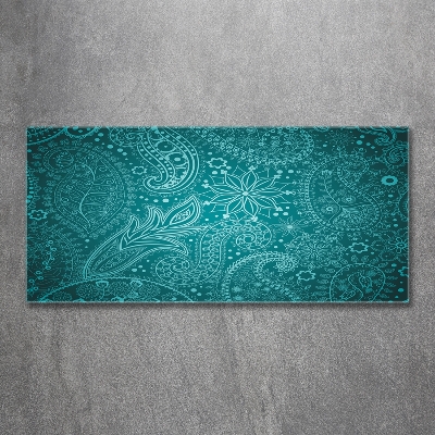 Schilderij glas Ornamenten