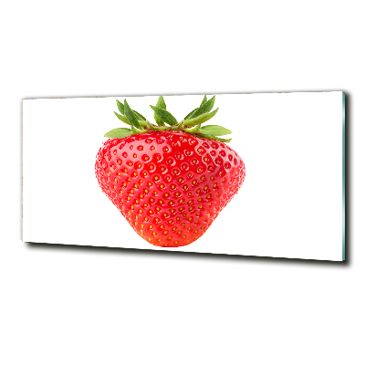 Schilderij op glas Aardbei