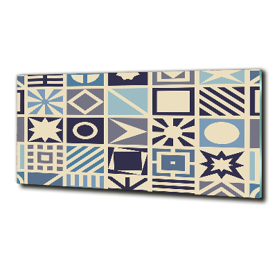 Foto schilderij op glas Geometrische achtergrond