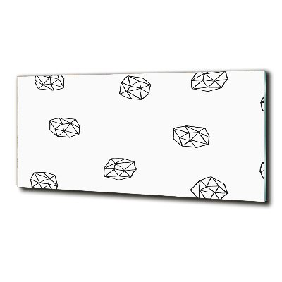 Schilderij op glas Abstract patroon