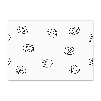 Schilderij op glas Abstract patroon