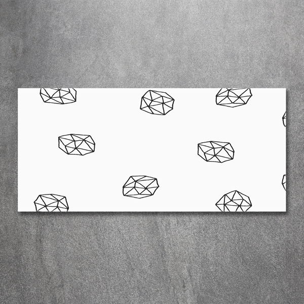 Schilderij op glas Abstract patroon