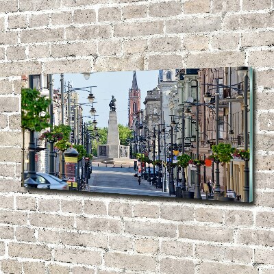 Schilderij glas Łódź, Polen