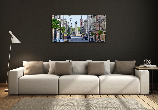 Schilderij glas Łódź, Polen