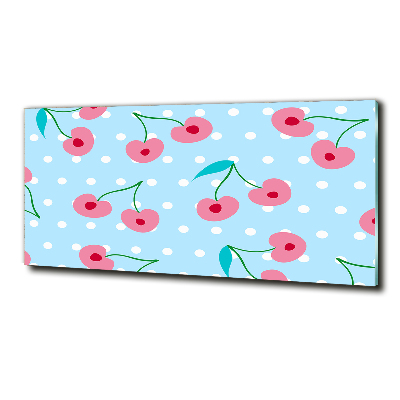 Schilderij op glas Fruitpictogrammen