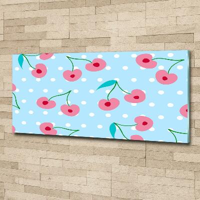 Schilderij op glas Fruitpictogrammen