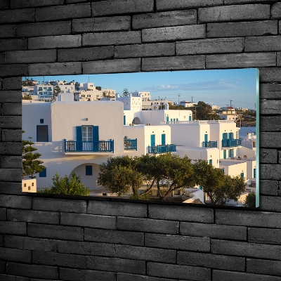 Foto schilderij op glas Mykonos, Griekenland