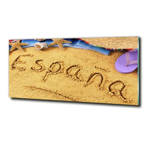 Schilderij op glas Spaanse inscriptie