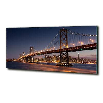 Schilderij op glas San Francisco-brug