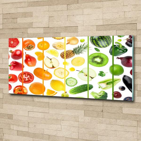 Schilderij op glas Fruit en groenten