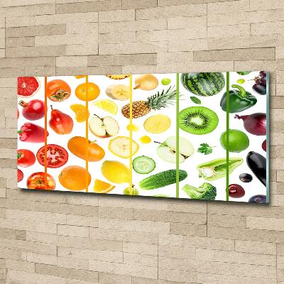 Schilderij op glas Fruit en groenten