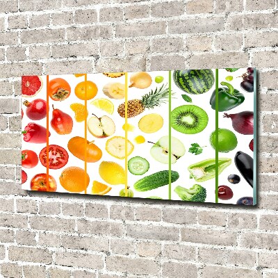 Schilderij op glas Fruit en groenten