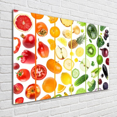 Schilderij op glas Fruit en groenten