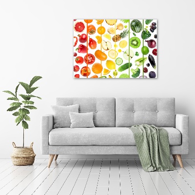 Schilderij op glas Fruit en groenten