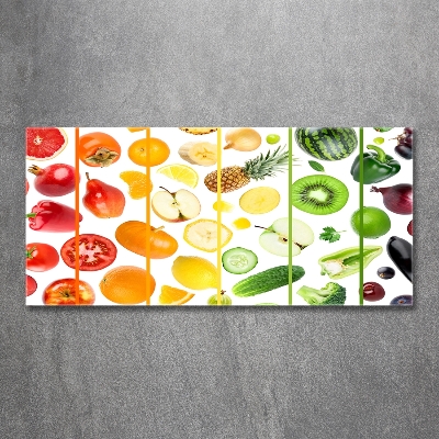 Schilderij op glas Fruit en groenten