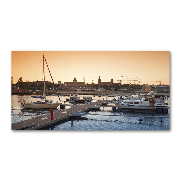 Foto schilderij op glas Szczecin, Polen