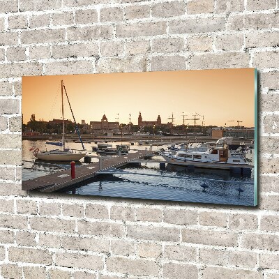 Foto schilderij op glas Szczecin, Polen