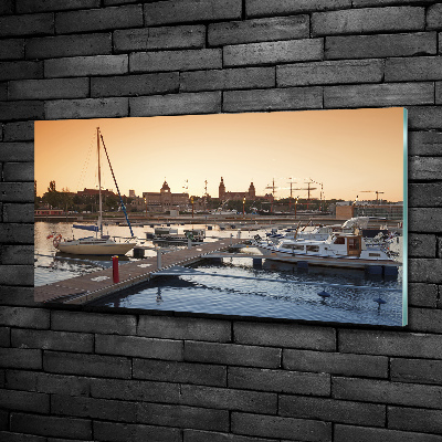 Foto schilderij op glas Szczecin, Polen