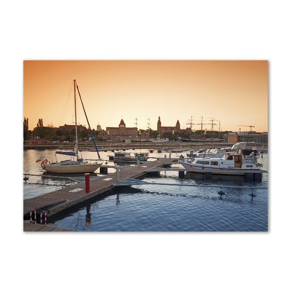 Foto schilderij op glas Szczecin, Polen