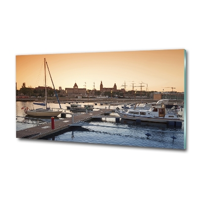 Foto schilderij op glas Szczecin, Polen