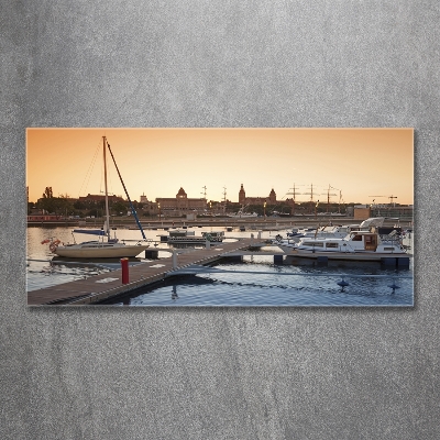 Foto schilderij op glas Szczecin, Polen