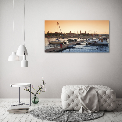 Foto schilderij op glas Szczecin, Polen