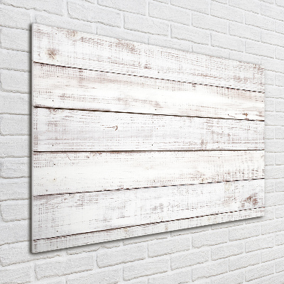 Schilderij glas Houten muur