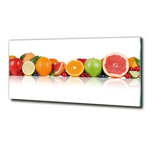 Schilderij glas Kleurrijk fruit