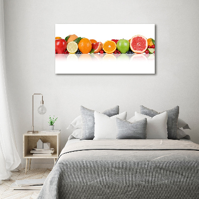 Schilderij glas Kleurrijk fruit