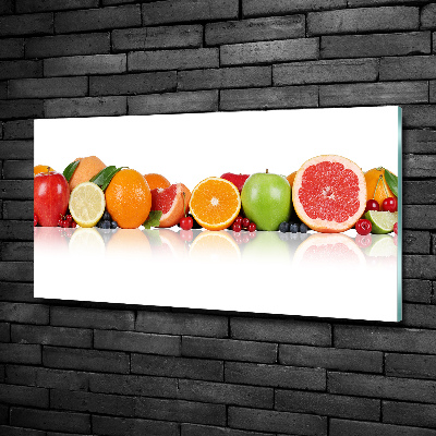 Schilderij glas Kleurrijk fruit