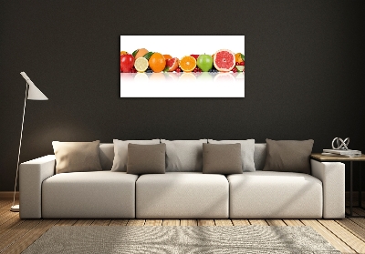 Schilderij glas Kleurrijk fruit