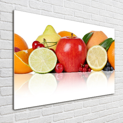 Schilderij glas Kleurrijk fruit