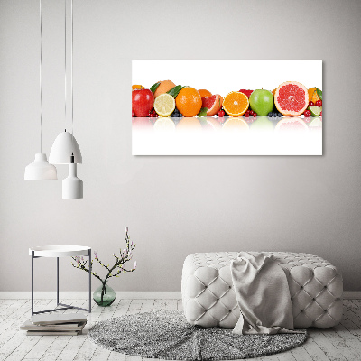 Schilderij glas Kleurrijk fruit