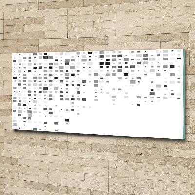 Foto schilderij op glas Abstracte vierkanten