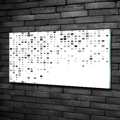 Foto schilderij op glas Abstracte vierkanten