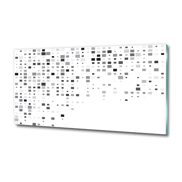 Foto schilderij op glas Abstracte vierkanten