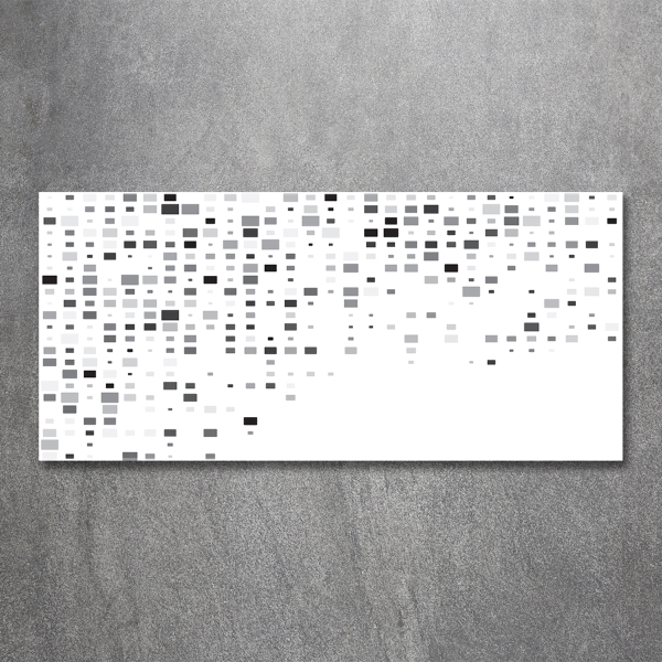 Foto schilderij op glas Abstracte vierkanten