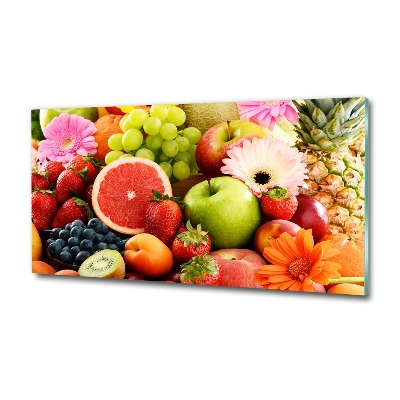 Foto schilderij op glas Kleurrijk fruit